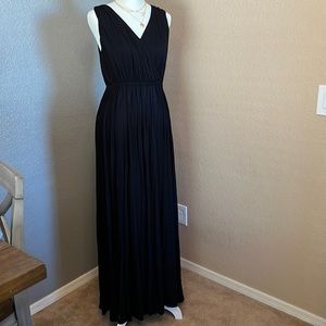 Banana Republic Size S/M - full length black dress.